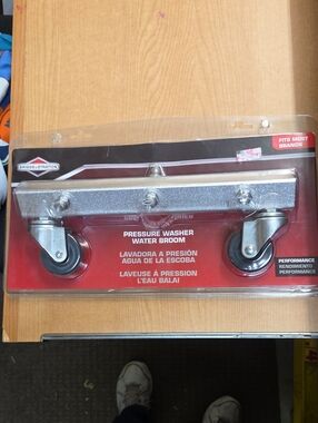 Briggs & Stratton pressure washer water broom, model 6213.